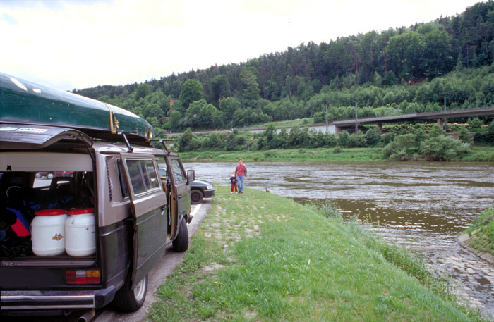 Einsetzstelle am Lachsbach in Bad Schandau