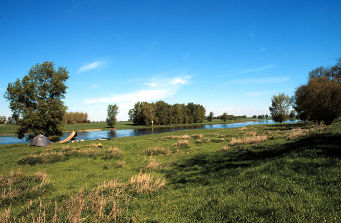 Lager an der Elbe