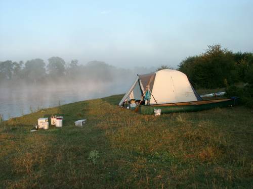 früher Nebel über der Loire