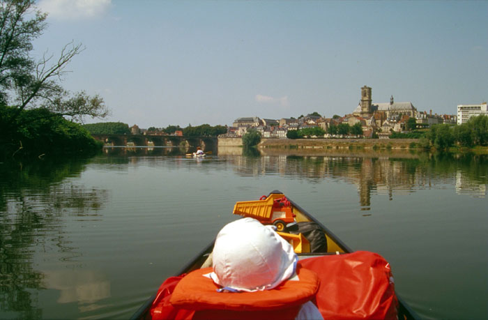 Kurz vor der Brcke von Nevers