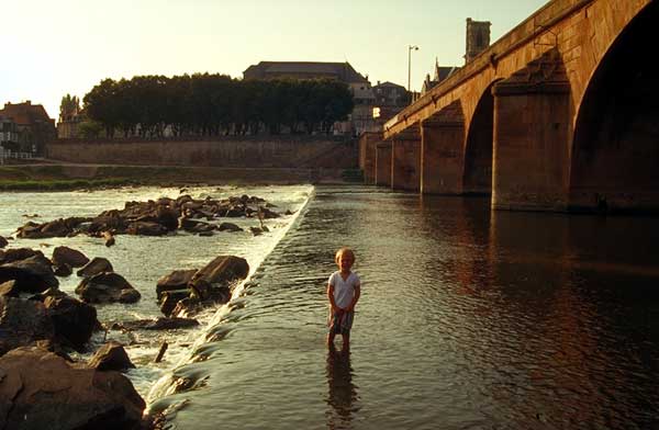 Arian an der Brücke von Nevers