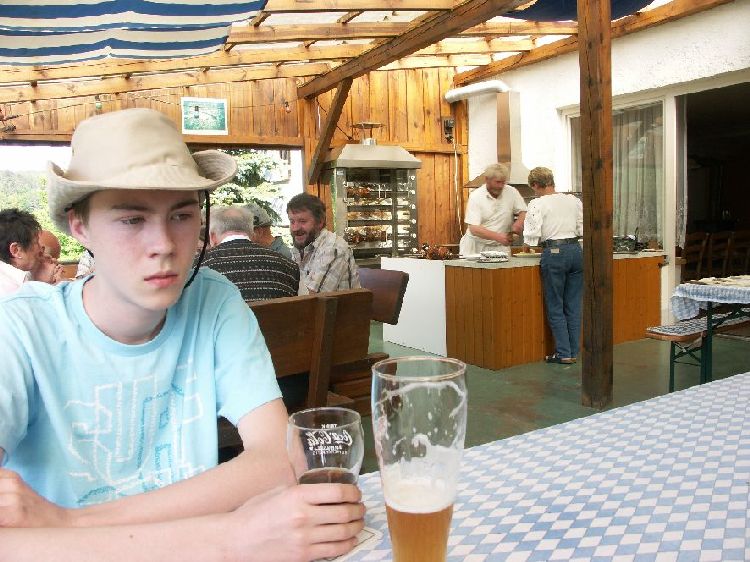 Biergarten in Imhof