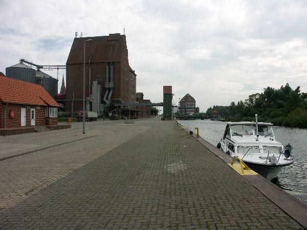 Hafen von Demmin an der Peene