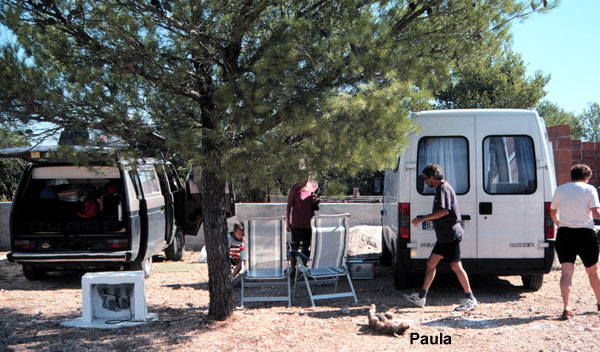 Auf dem Campingplatz
