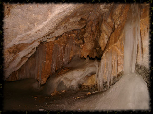 Eishhle von Dobsina "Dobsinska ladova jaskyna"