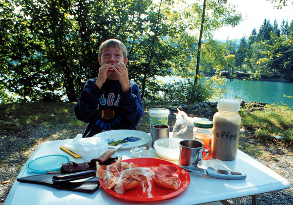 Frühstück am Walchensee