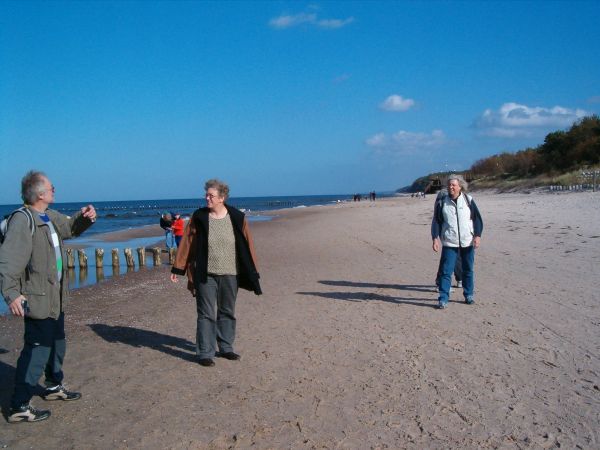 Spaziergang am Ostseestrand